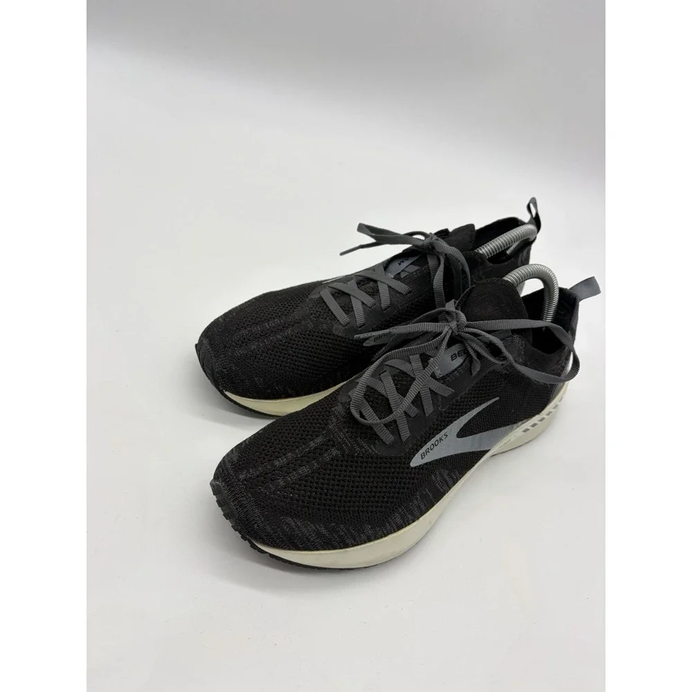 Brooks Womens Bedlam 3 Size 9.5 B Black White Running Shoes Sneakers 1203301B012